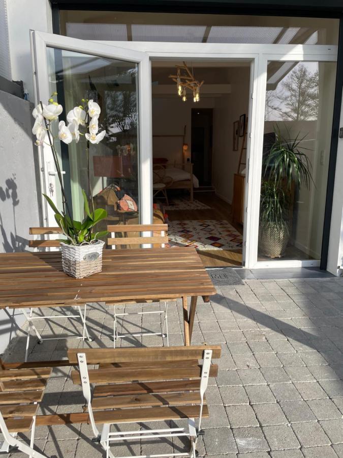 Grand studio avec terrasse, Wifi, Netflix et Vélos Capbreton Esterno foto