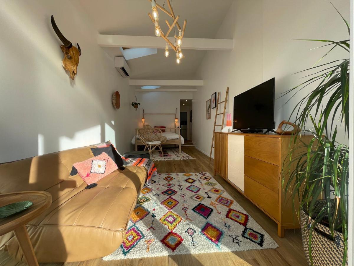 Grand studio avec terrasse, Wifi, Netflix et Vélos Capbreton Esterno foto