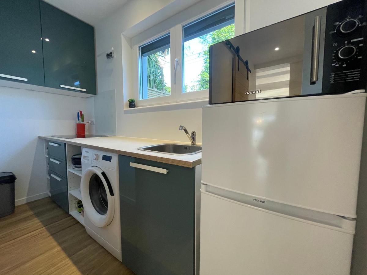 Grand studio avec terrasse, Wifi, Netflix et Vélos Capbreton Esterno foto
